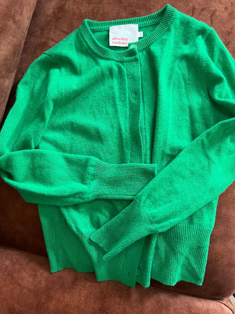 Vest absolut cashmere, Ophalen of Verzenden, Zo goed als nieuw, Maat 36 (S), Groen