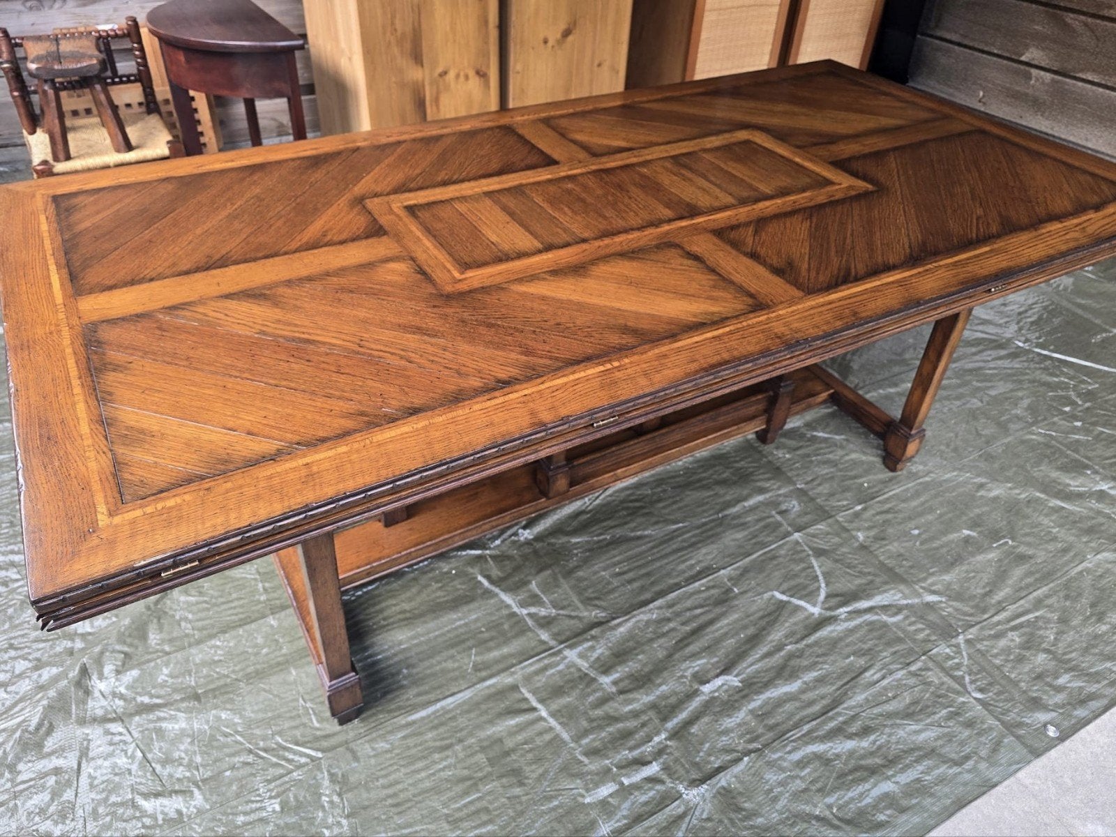 Exclusieve RAC Royal Antique eettafel | XXL Hangorentafel, Ophalen
