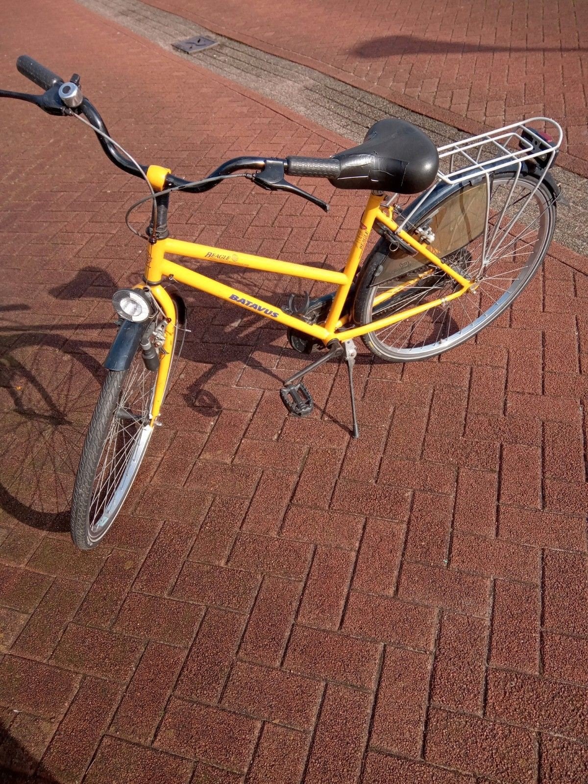 Batavus 26 inch handrem en terug traprem geen versnelling, Minder dan 47 cm, Ophalen, Zo goed als nieuw, Aluminium