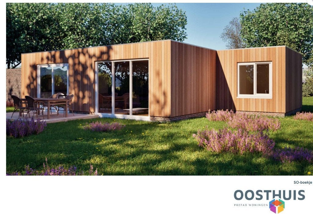Nieuwe prefab, mantelzorgwoning, modulaire woning ca.100 m2, Vrijstaande woning, Verkoop zonder makelaar, 3 kamers