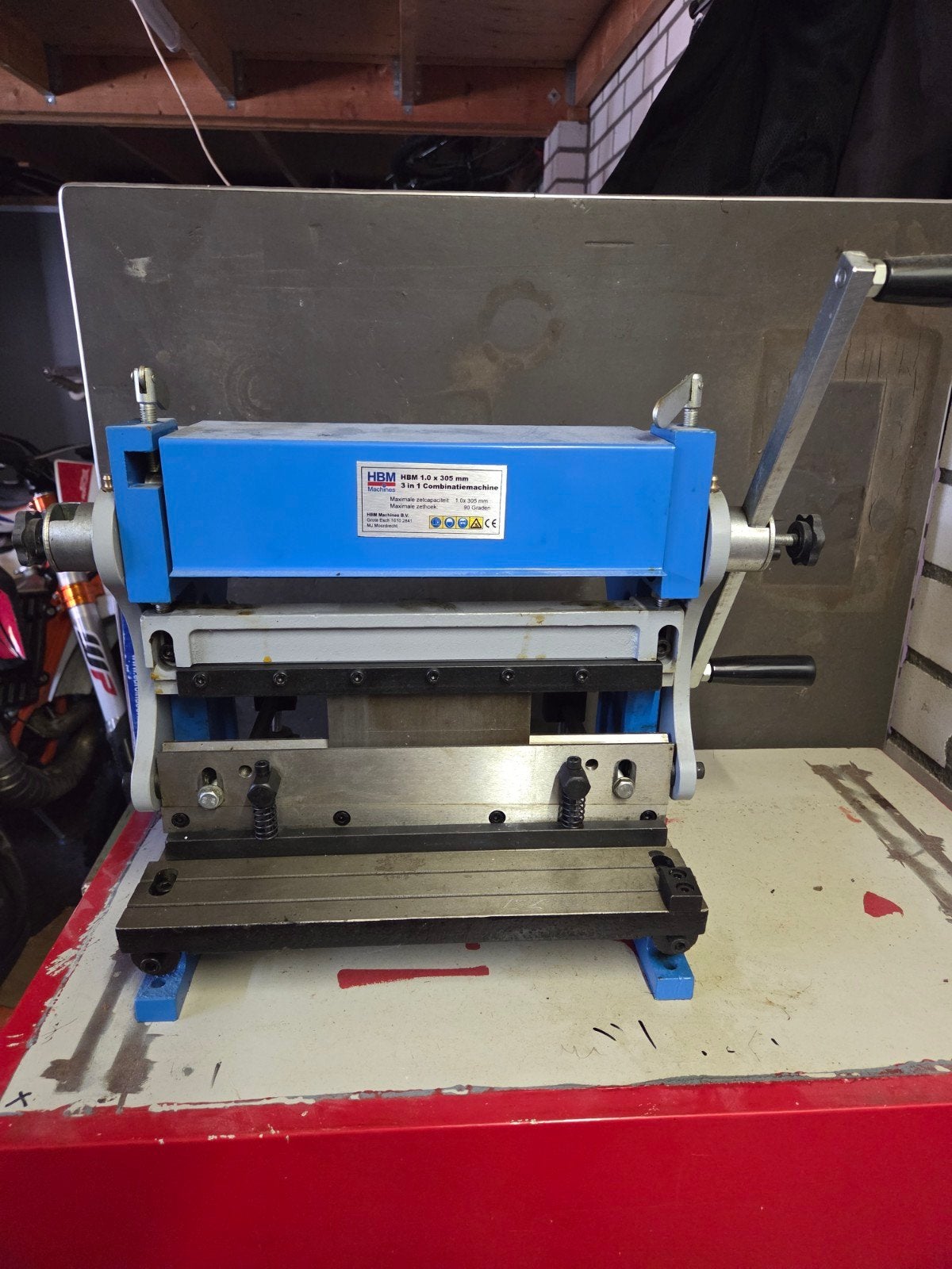 HBM 1.0 x 305 mm 3-in-1 Combinatiemachine - Ongebruikt, Ophalen