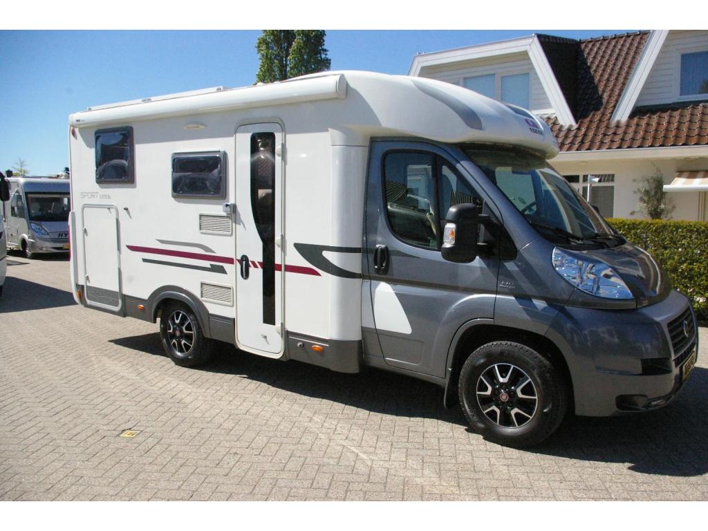 Adria Sport S 572 SL Enkele bedden, Garage., Reservewiel, Ringverwarming, Fiat, Koelkast