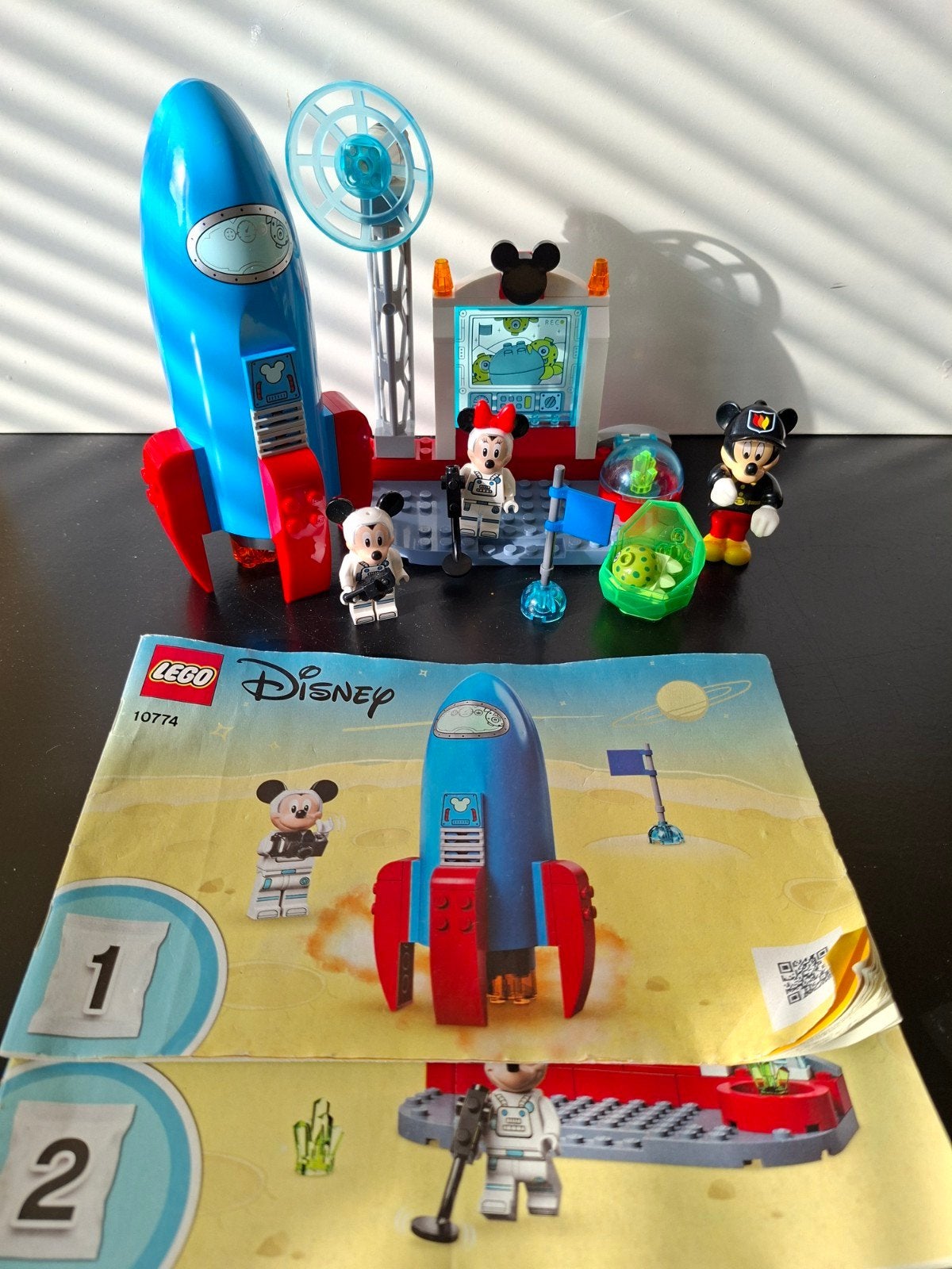 lego disney raket 10774 plus extra mickey, Ophalen of Verzenden, Zo goed als nieuw
