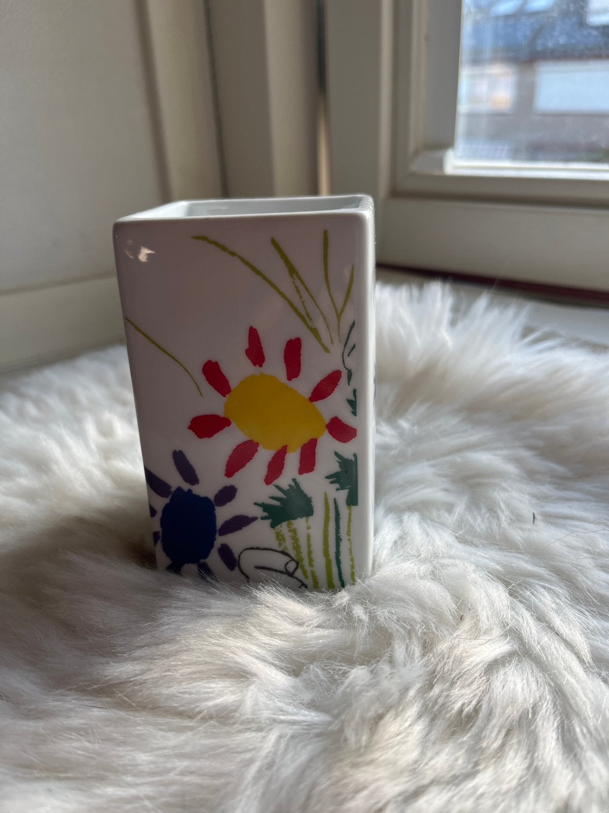 Mooi Keramiek Vaasje/Bakje - Bloemenmotief Pablo Picasso, Ophalen