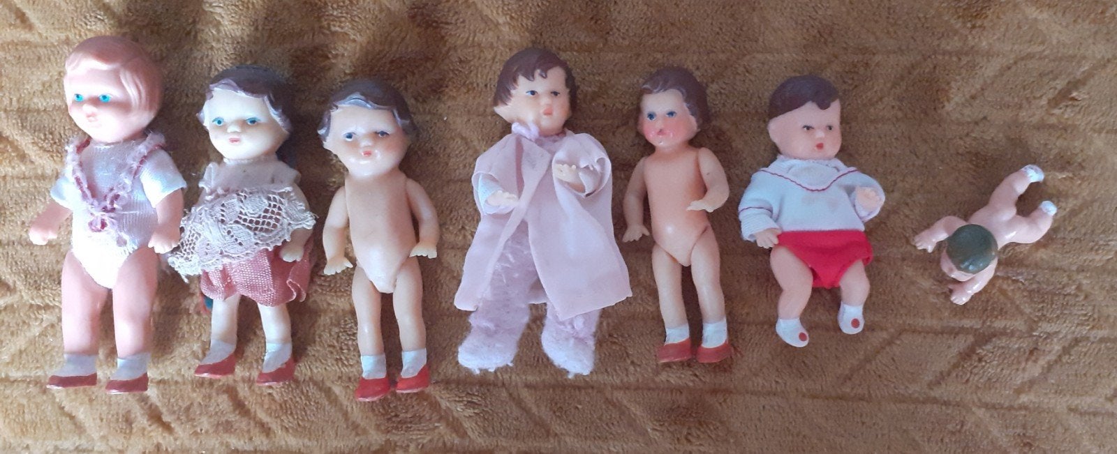 vintage poppenhuis poppetjes, Verzamelen, Ophalen of Verzenden, Poppenhuis