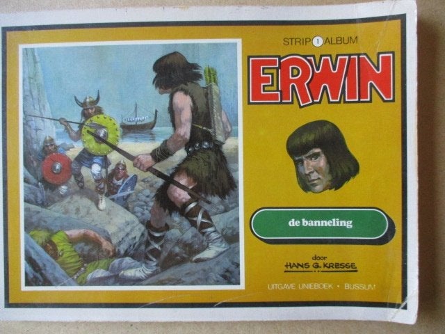 w0521 erwin 1 en 2, Boeken, Eén stripboek, Ophalen, Gelezen