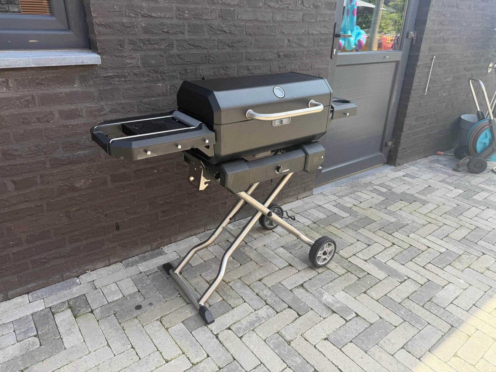 Masterbuilt Draagbare Houtskoolbarbecue, Tuin en Terras, Houtskoolbarbecues, Ophalen, Zo goed als nieuw