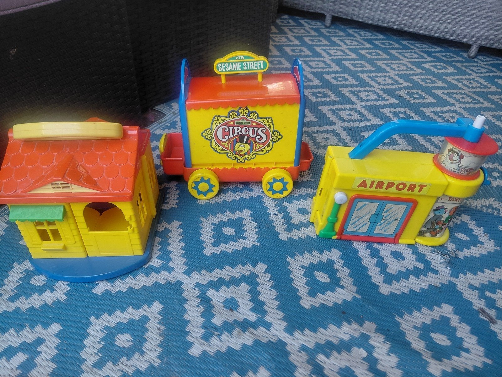 Vintage speelgoed set: Sesamstraat, voertuigen en meer, Ophalen of Verzenden, Gebruikt, Jongen of Meisje
