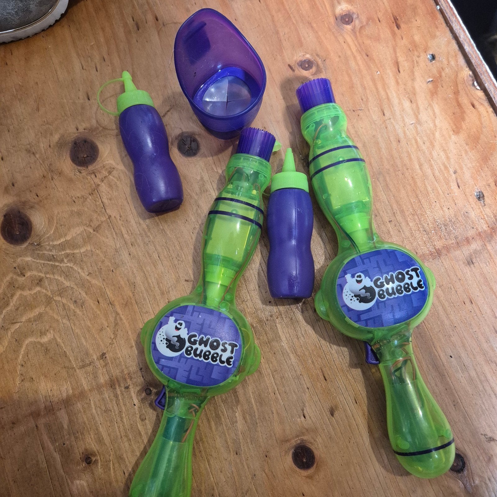 Ghost Bubble Bellenblaas Pistolen Set, Ophalen of Verzenden, Zo goed als nieuw, Jongen of Meisje