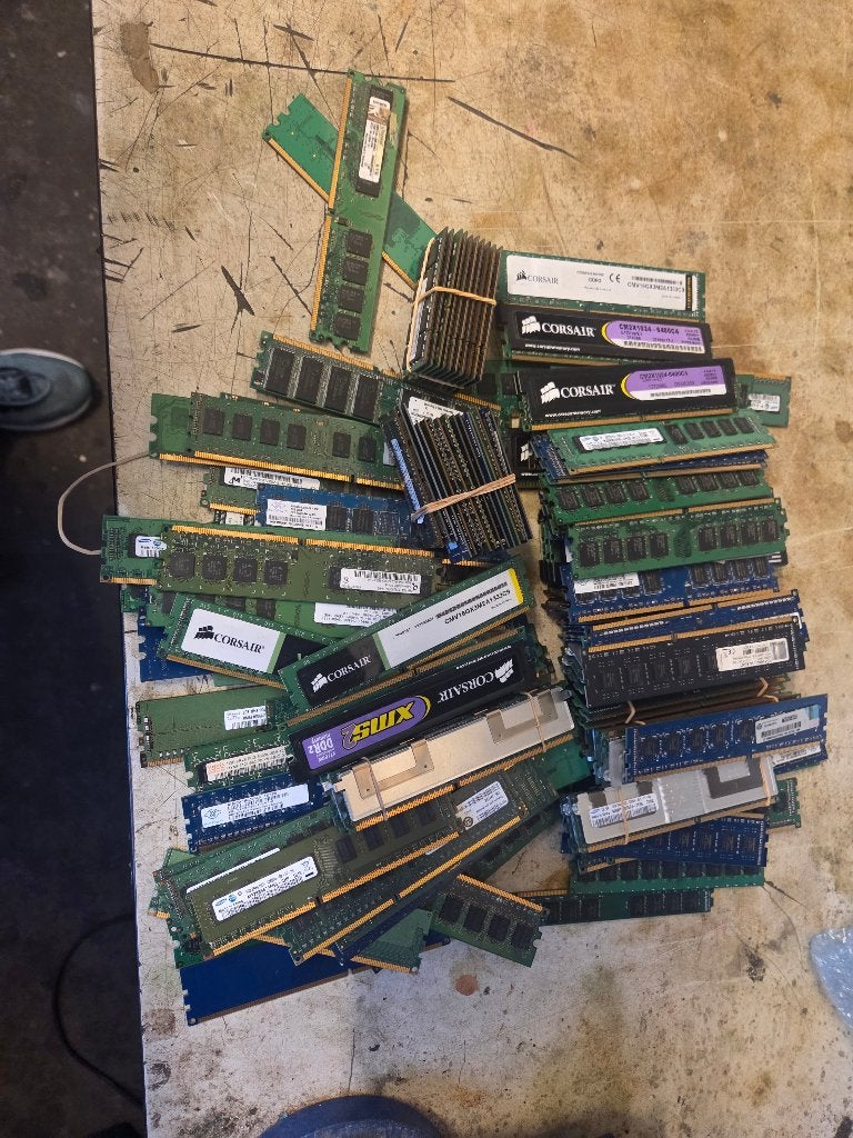 Partij ram geheugens sloop 2.4 kilo, Ophalen of Verzenden, DDR3, Desktop