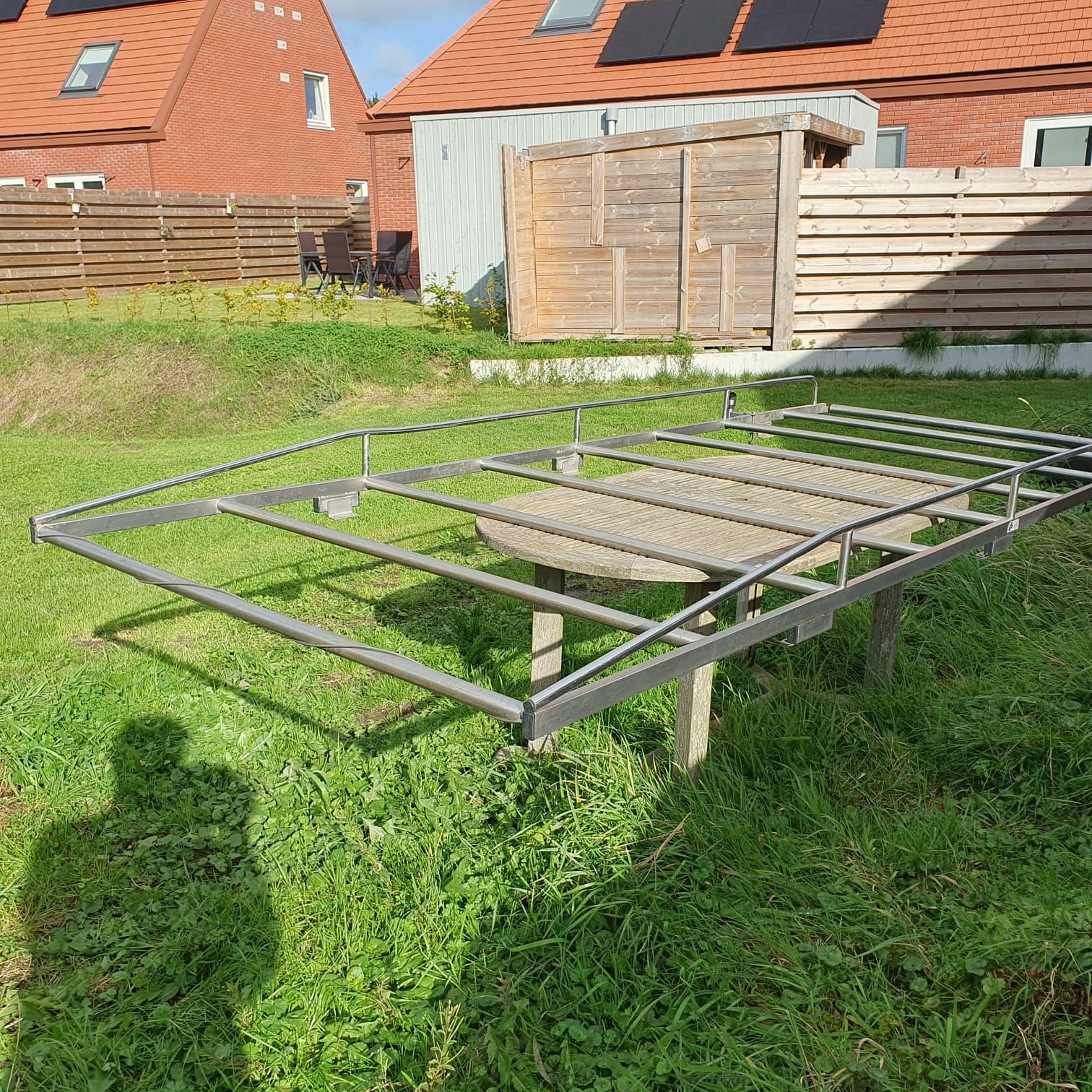 RVS dakdrager., Ophalen, Gebruikt