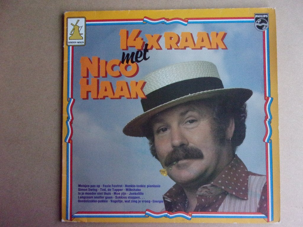 LP: NICO HAAK  (14x RAAK), Ophalen of Verzenden, Zo goed als nieuw, 12 inch, Levenslied of Smartlap