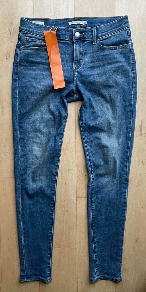 Levi’s 710 Super Skinny jeans spijkerbroek W29 L30, Ophalen of Verzenden, Zo goed als nieuw, Blauw, W28 - W29 (confectie 36)