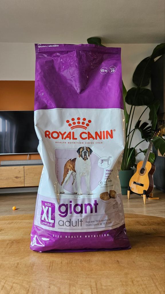 Royal canin Giant (geopend), Ophalen, Hond