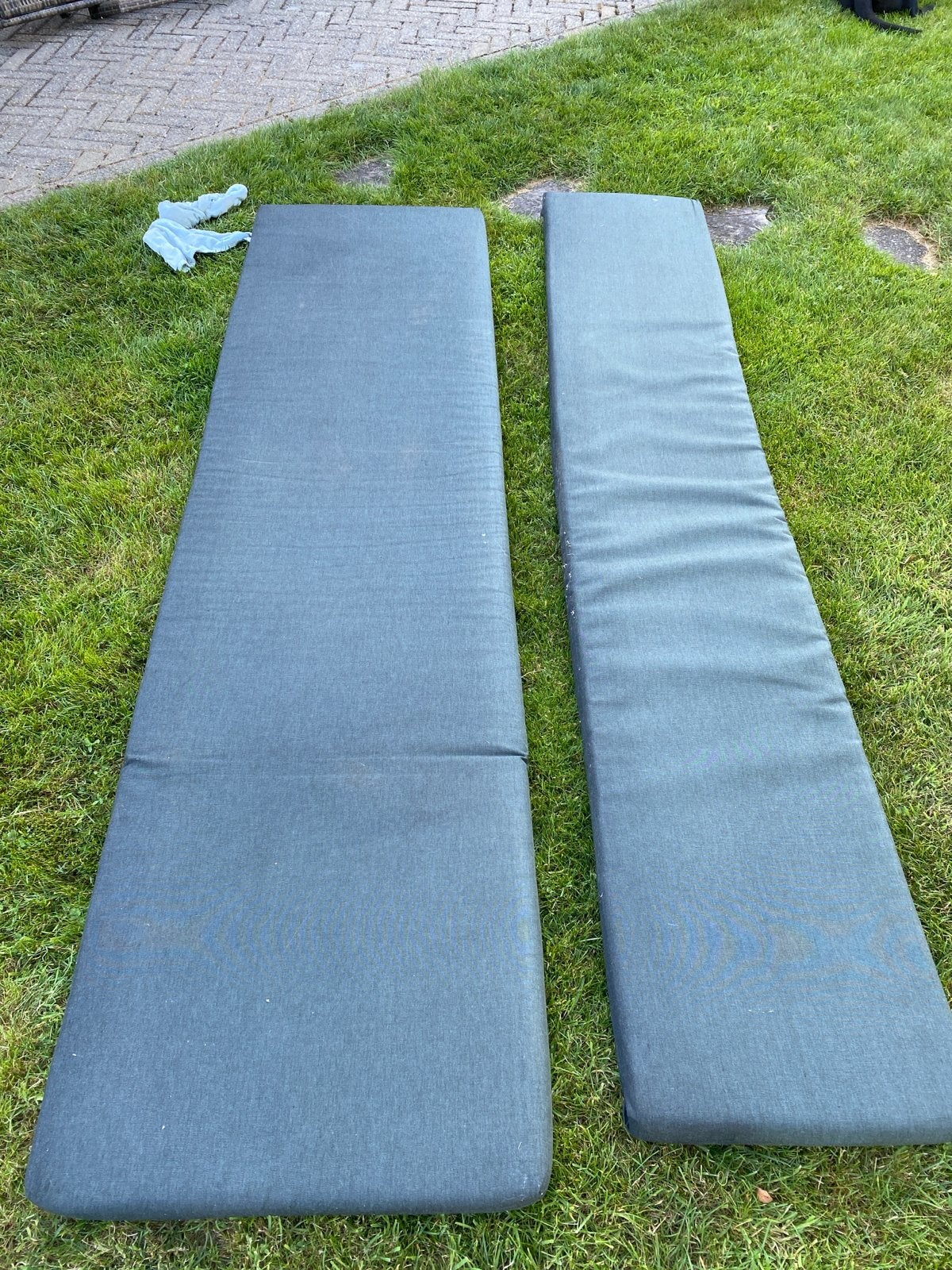 Zit- en rugkussen voor buiten - 245 cm lang, Tuin en Terras, Tuinmeubel-accessoires, Ophalen, Zo goed als nieuw