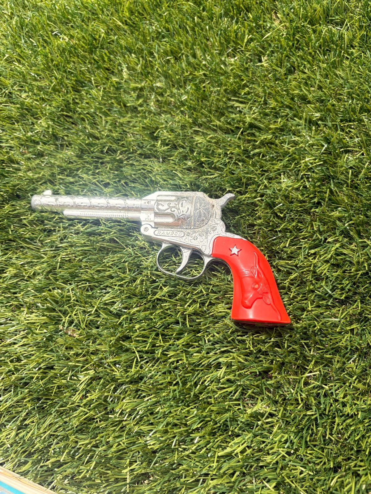 Vintage Klapperpistool - Speelgoed Revolver, Ophalen of Verzenden, Gebruikt, Jongen of Meisje