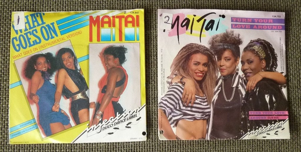 2x Singletjes 45 toeren van MAI TAI, Gebruikt, 7 inch, Ophalen of Verzenden, Overige typen