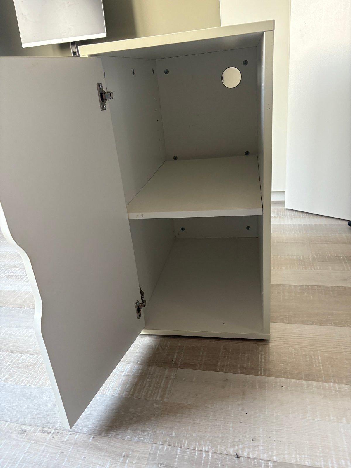 Ikea alex wit met deur en plank, Ophalen, Gebruikt
