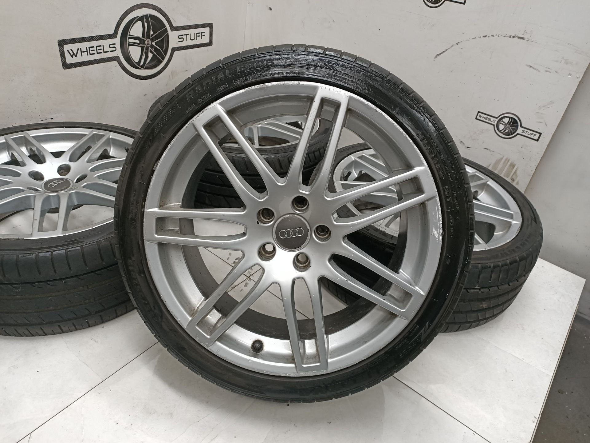 Audi A6 Old rs4 look  lichtmetaal velgen 19"inch 5x112, Gebruikt, -, -, Banden en Velgen