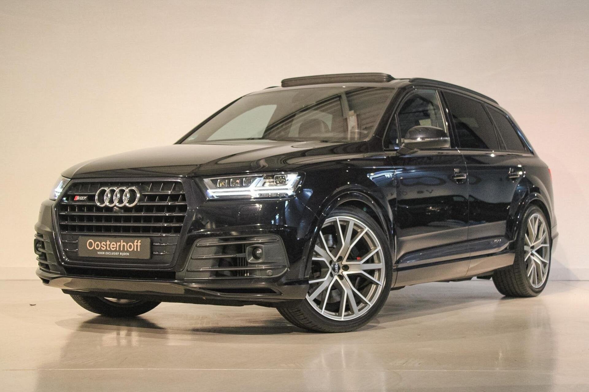 Audi SQ7 4.0 TDI Quattro 7p B&O ADV | 4-wiel best | PANO, Auto's, Automaat, 435 pk, Gebruikt, 7 stoelen