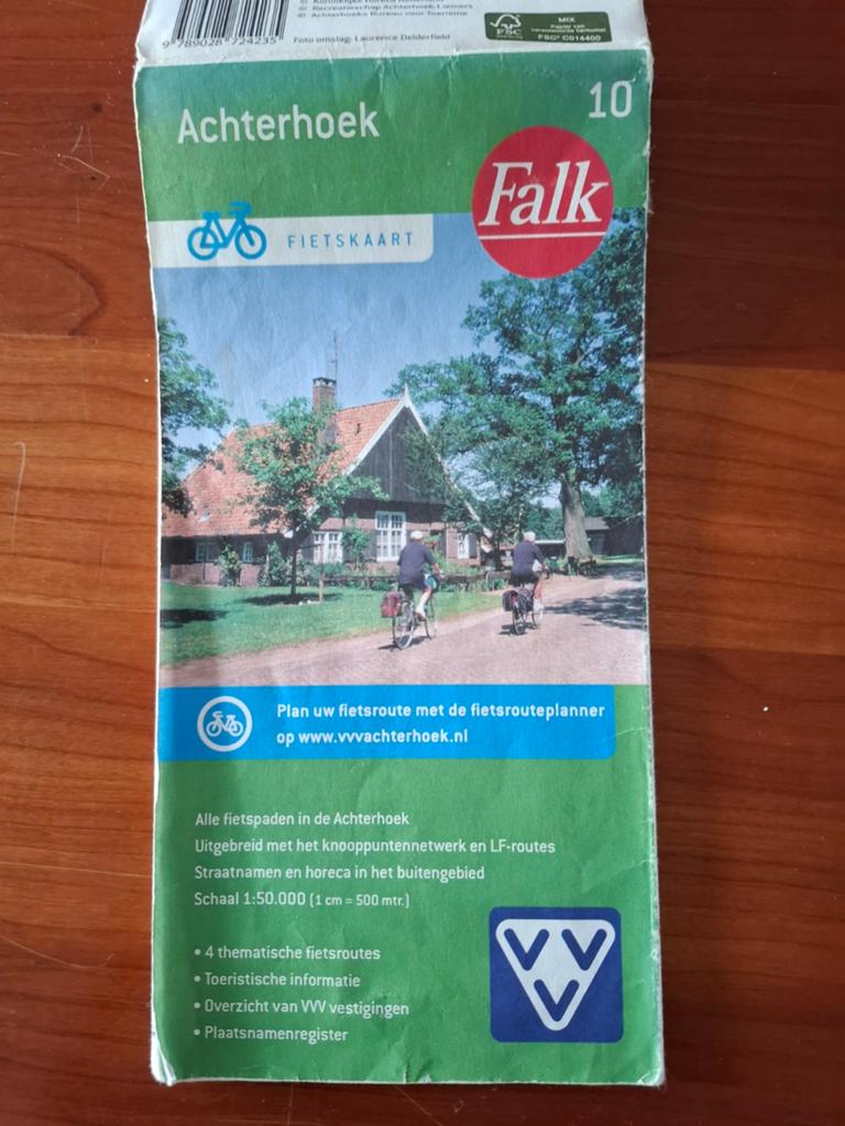 Falk Fietskaart Achterhoek 10 Gedetailleerde landkaart, 2000 tot heden, Nederland, Falk, Ophalen of Verzenden