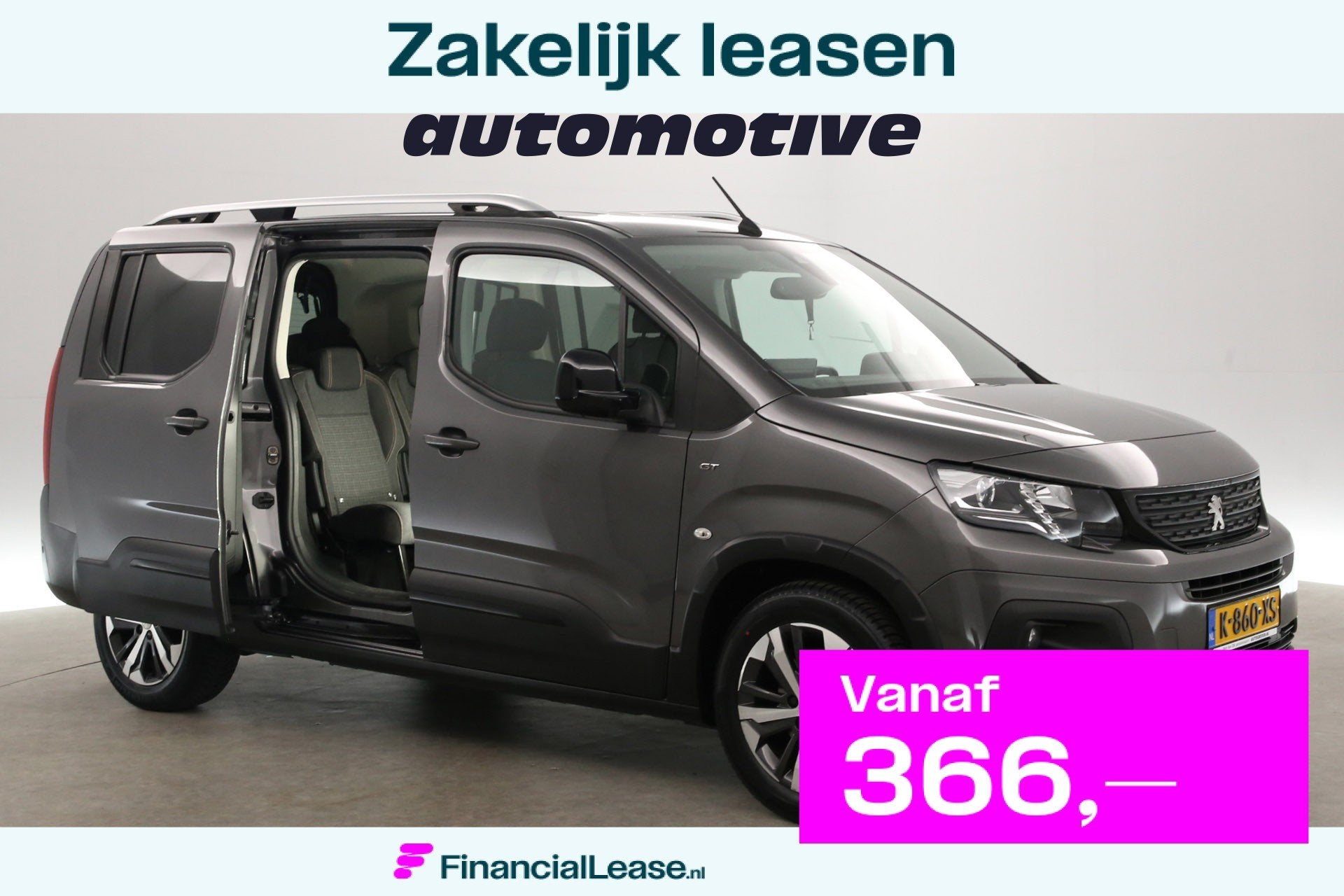 Peugeot Rifter 1.2 Puretech L2 GT 7p. 131PK | Automaat | Cli, Stof, Gebruikt, Euro 6, 1199 cc