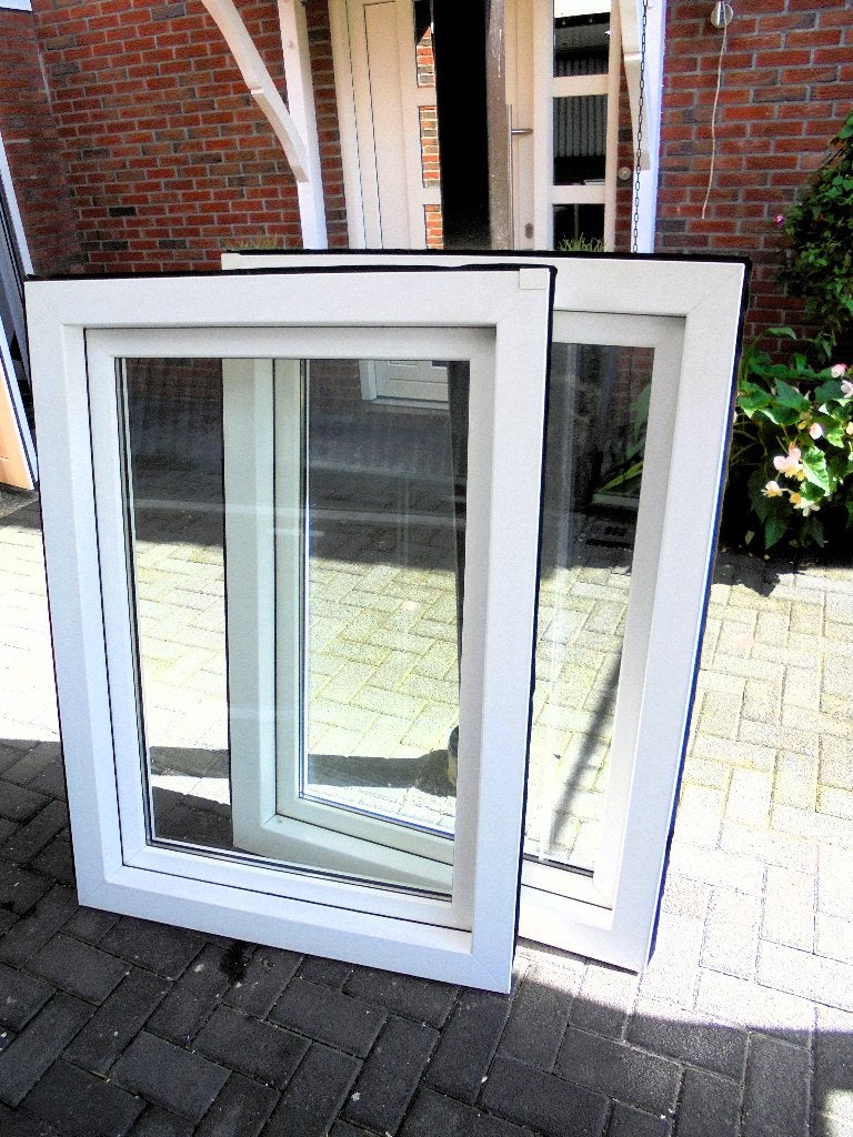 Kozijn  Koopje., Kunststof, Gebruikt, Raamkozijn, Inclusief glas