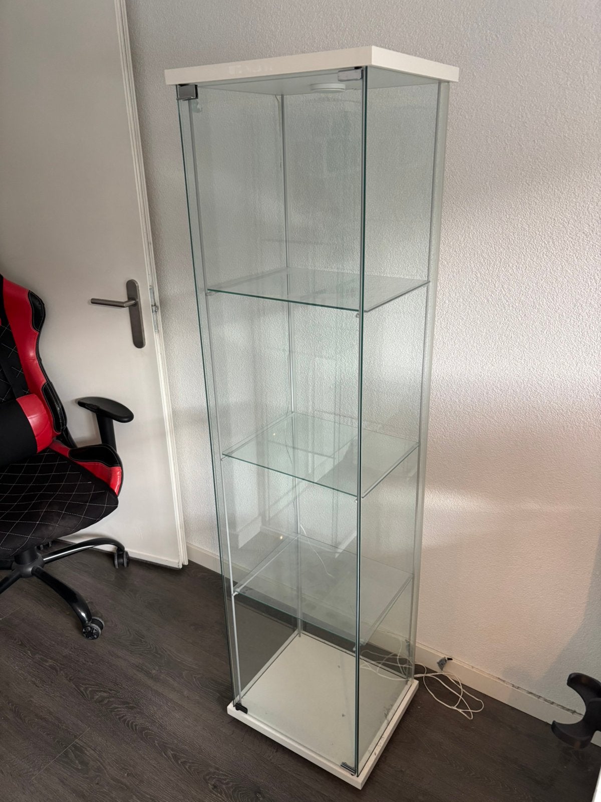 Vitrinekast IKEA - Wit (gelakt), Ophalen, Minder dan 50 cm, Zo goed als nieuw, 150 tot 200 cm