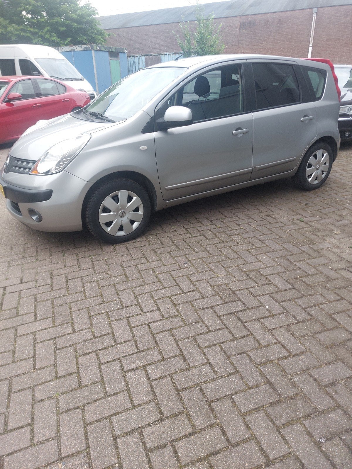 Nissan Note 1.6 16V 2006 Grijs Airco, Auto's, Nissan, Bedrijf, Note, ABS, Airbags, Airconditioning, Centrale vergrendeling, Elektrische buitenspiegels