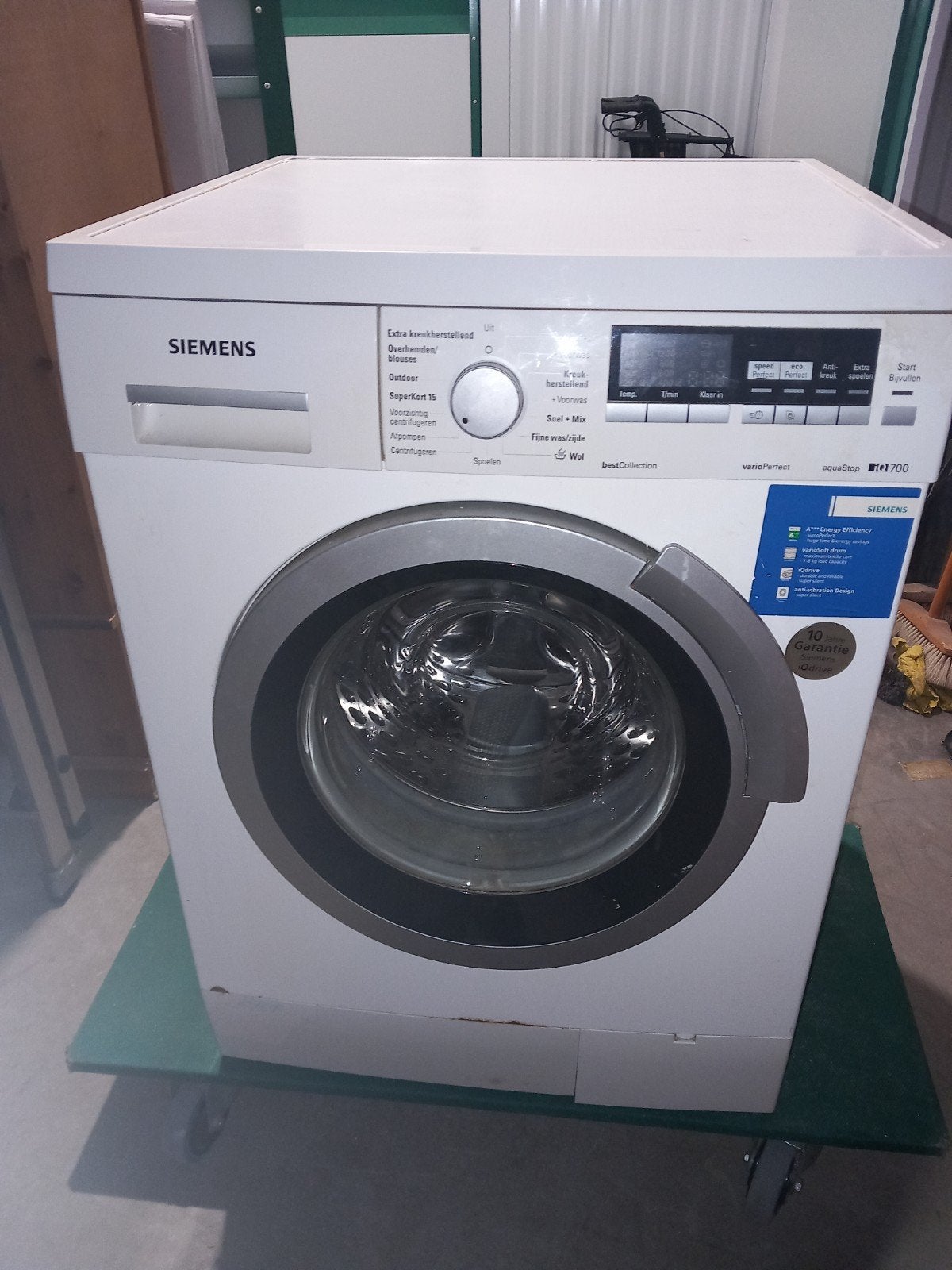 wasmachine ( Siemens), Witgoed en Apparatuur, Ophalen, Gebruikt, 85 tot 90 cm, 1200 tot 1600 toeren