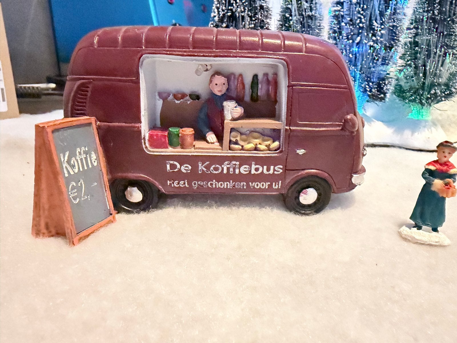 Koffiebus oliebollen kraam en kerstboomverkoop kraampje, Ophalen of Verzenden, Zo goed als nieuw