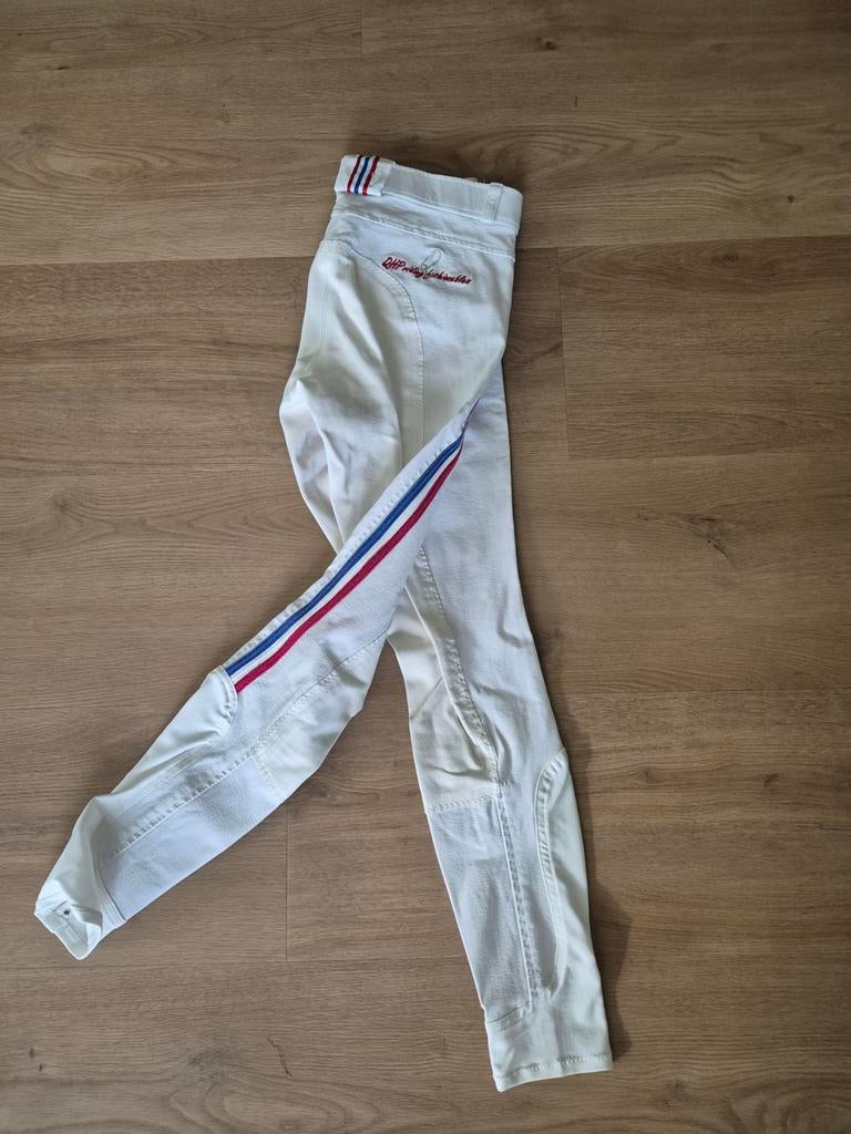 Witte rijbroek maat 164, Ophalen, Gebruikt, Kinderen, Dressuur