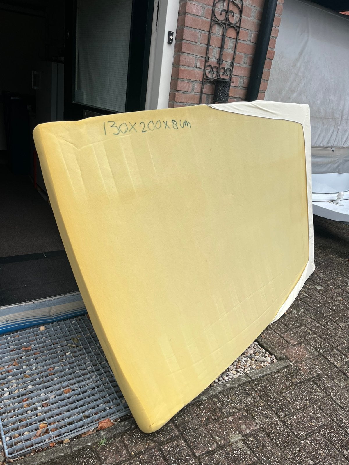 Schuimrubber 210x125x8 cm, Ophalen, Gebruikt