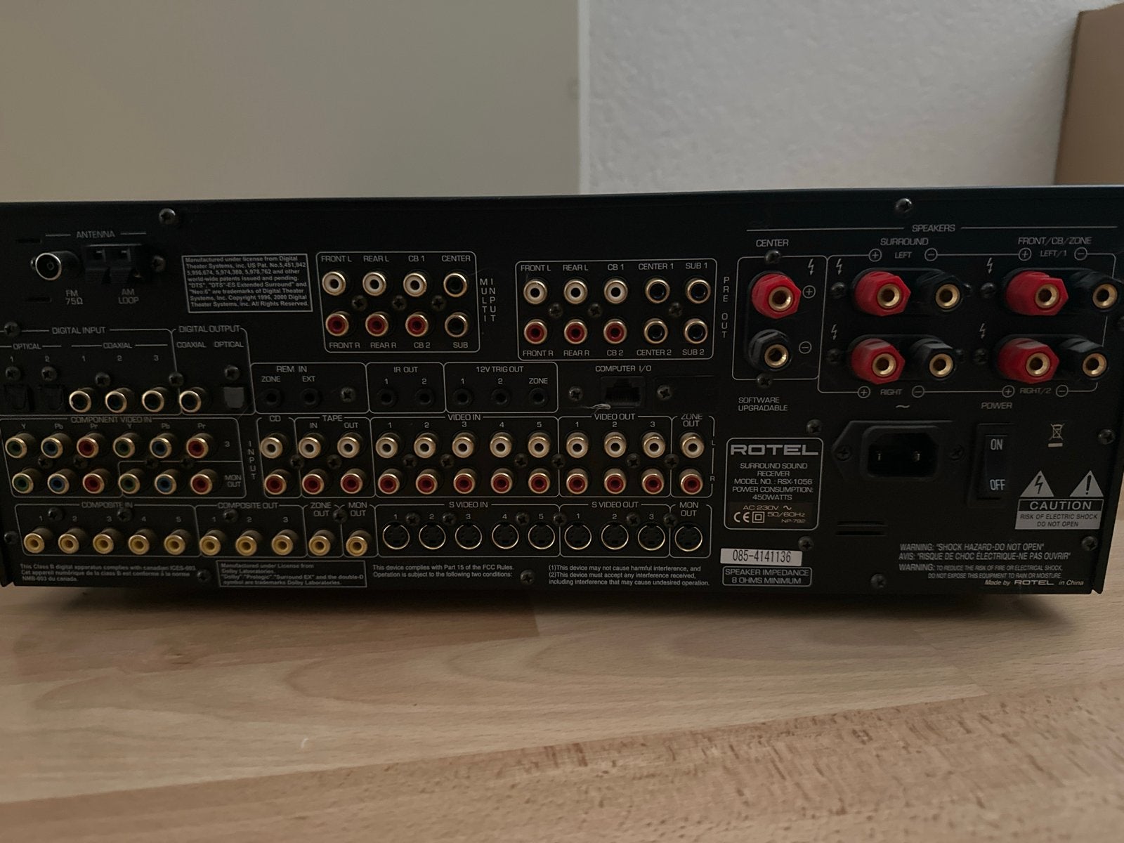 Rotel Surround Sound Processor RSP-1056 - defect, Overige merken, Overige systemen, Ophalen of Verzenden, Niet werkend