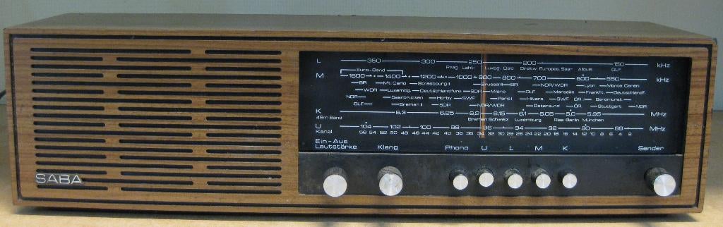 SABA (Donau)Vintage Radio, Gebruikt, ., Ophalen of Verzenden, .