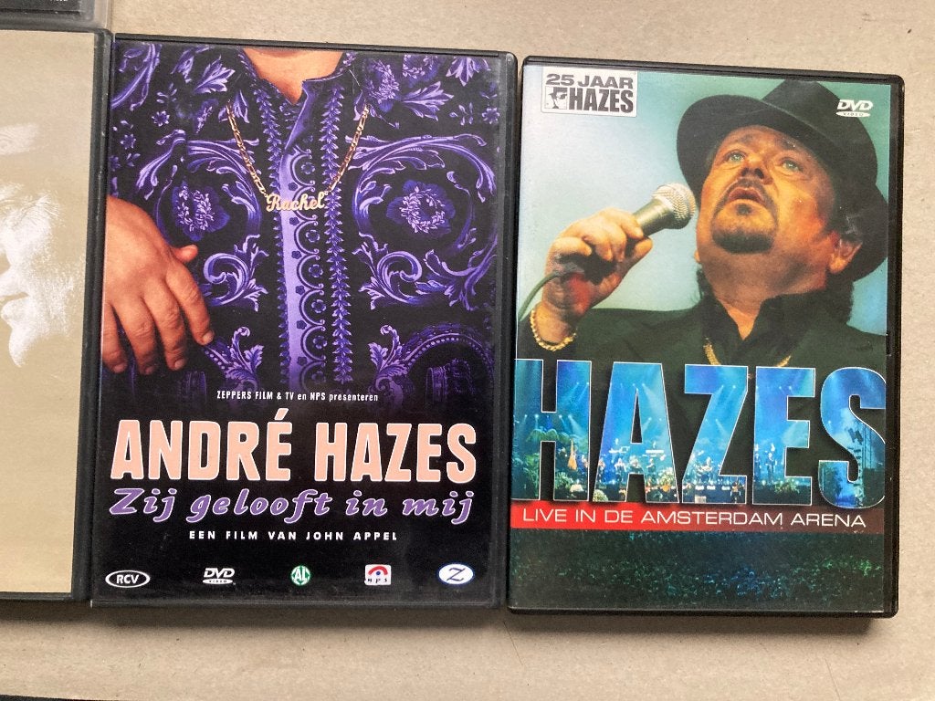 T.K. nog 6 dvd's 10 cd's van Andre Hazes zie actuele lijst, Alle leeftijden, Ophalen of Verzenden, Gebruikt, Concert