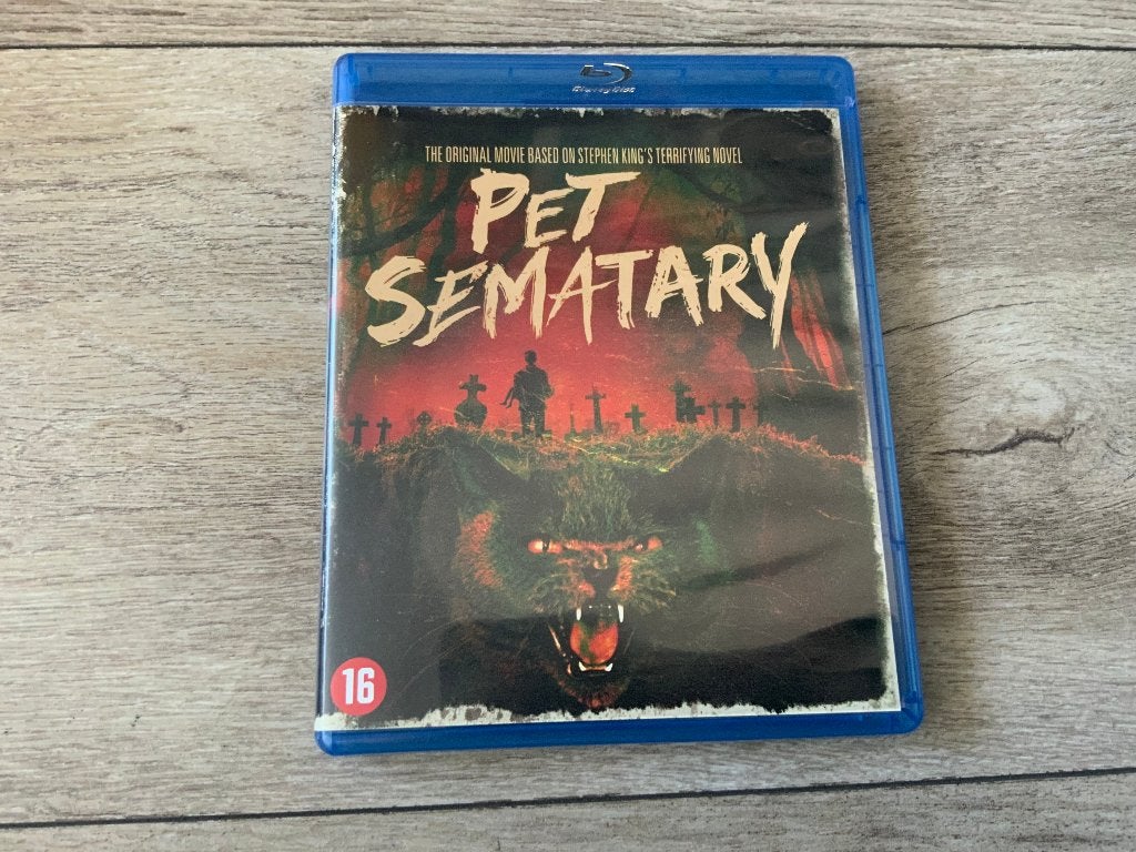 DVD Blu-Ray Pet Sematary Blu Ray Bluray 1989 Stephen King, Ophalen of Verzenden, Zo goed als nieuw, Horror