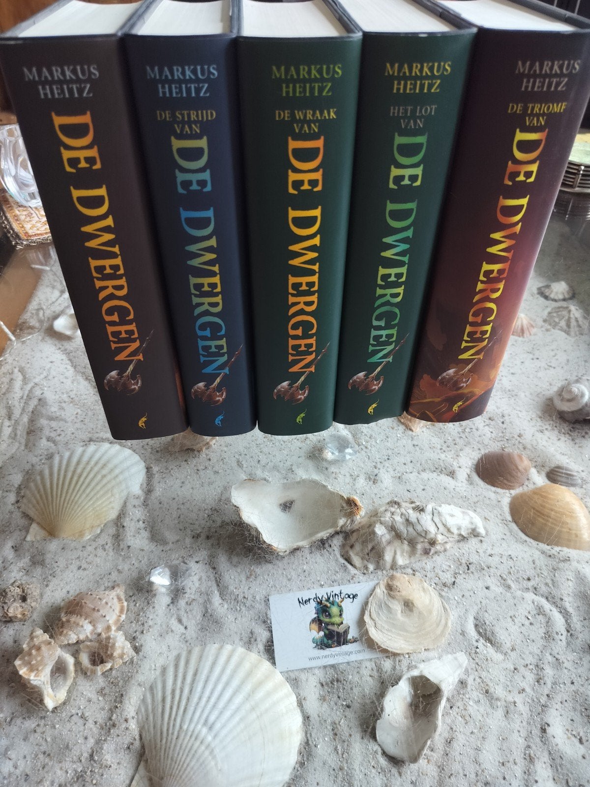 Markus Heitz - De Dwergen 1 t/m 5 - Hardcover genummerd, Ophalen of Verzenden, Zo goed als nieuw, Markus Heitz