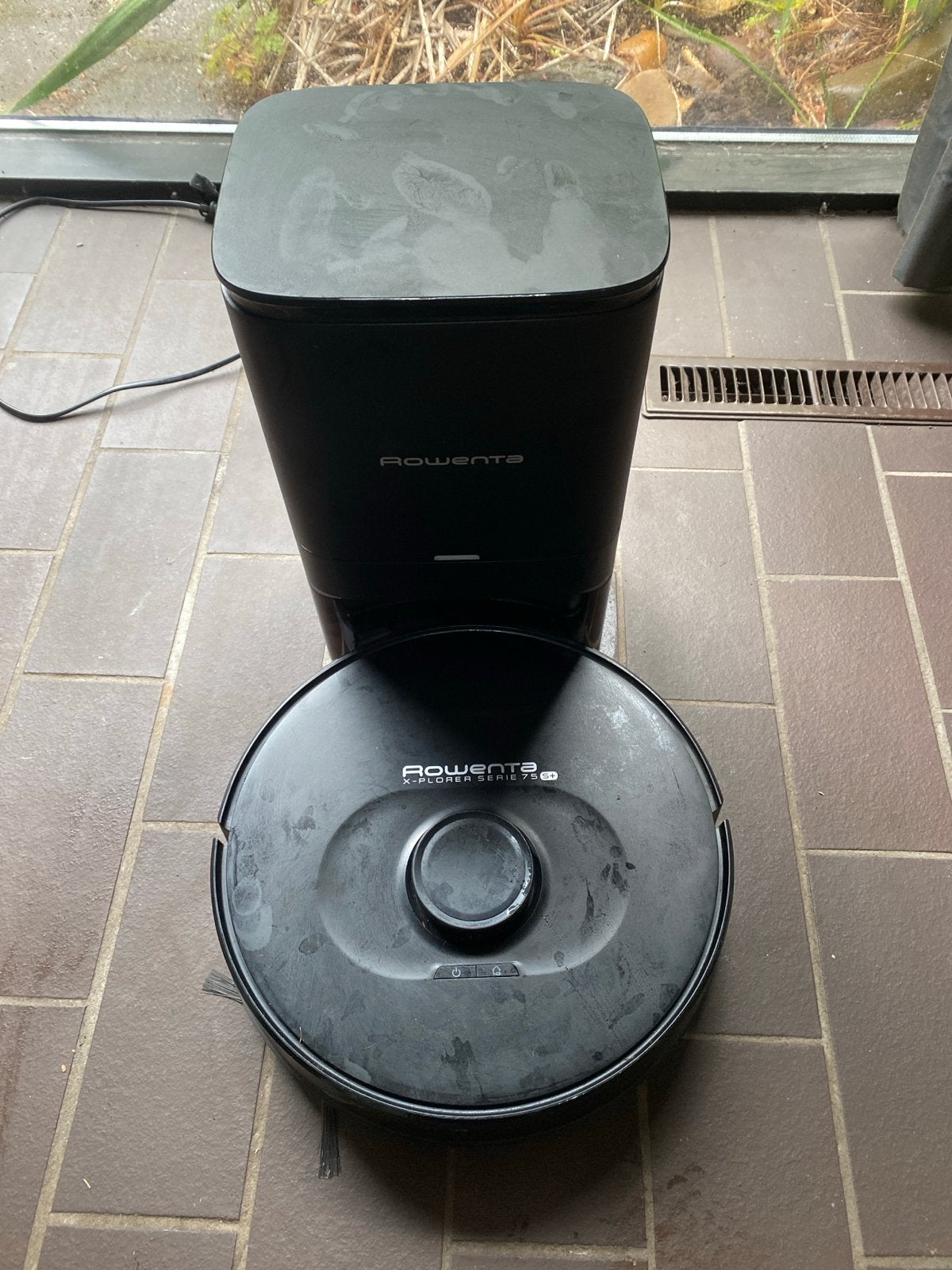 Rowenta X-Plorer Serie 75 S+ Robotstofzuiger met Leegstation, Gebruikt, Automatisch legen, Robotstofzuiger, Reservoir