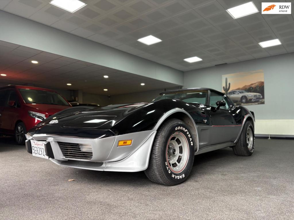 Chevrolet USA Corvette C3 Pace car, Auto's, Automaat, Achterwielaandrijving, Gebruikt, Zwart