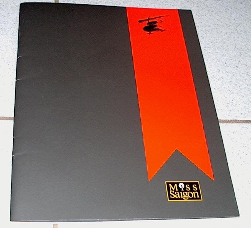 Souvenir Brochure : Miss Saigon ( Engelstalig ), Ophalen, Zo goed als nieuw, Ballet of Musical