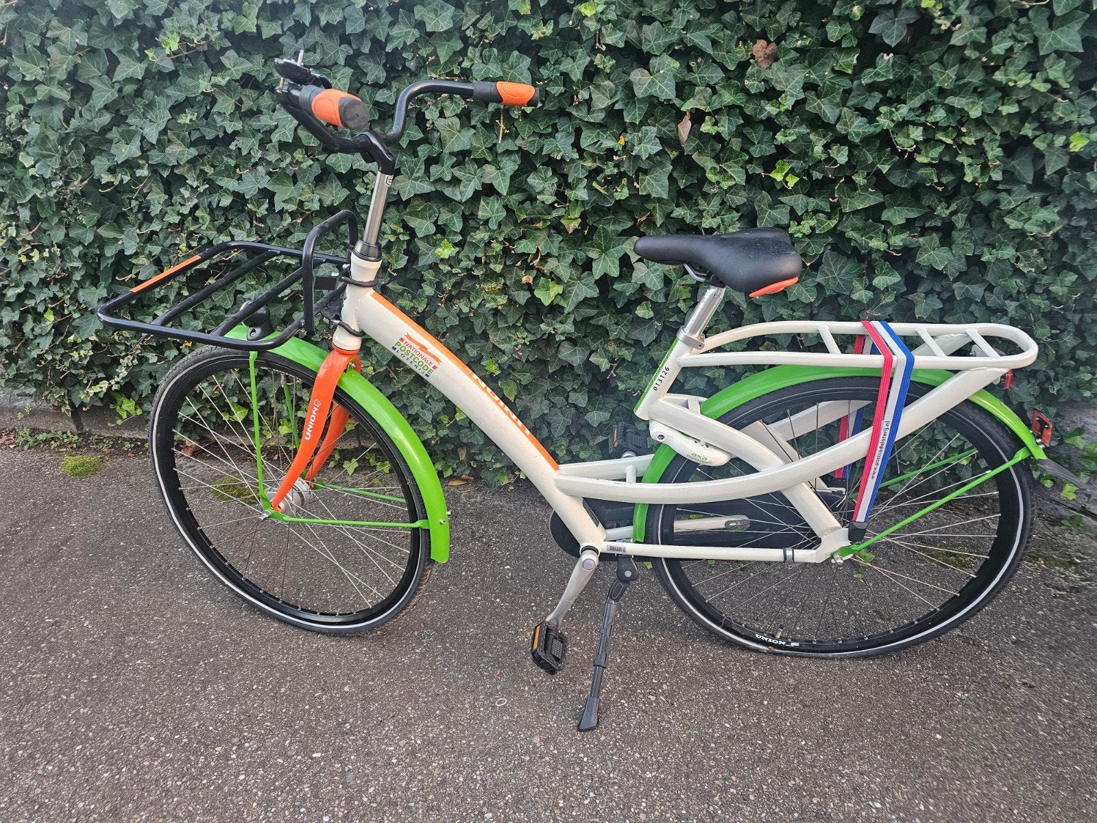 Postcodeloterij fiets, Ophalen, Zo goed als nieuw, Terugtraprem, Union