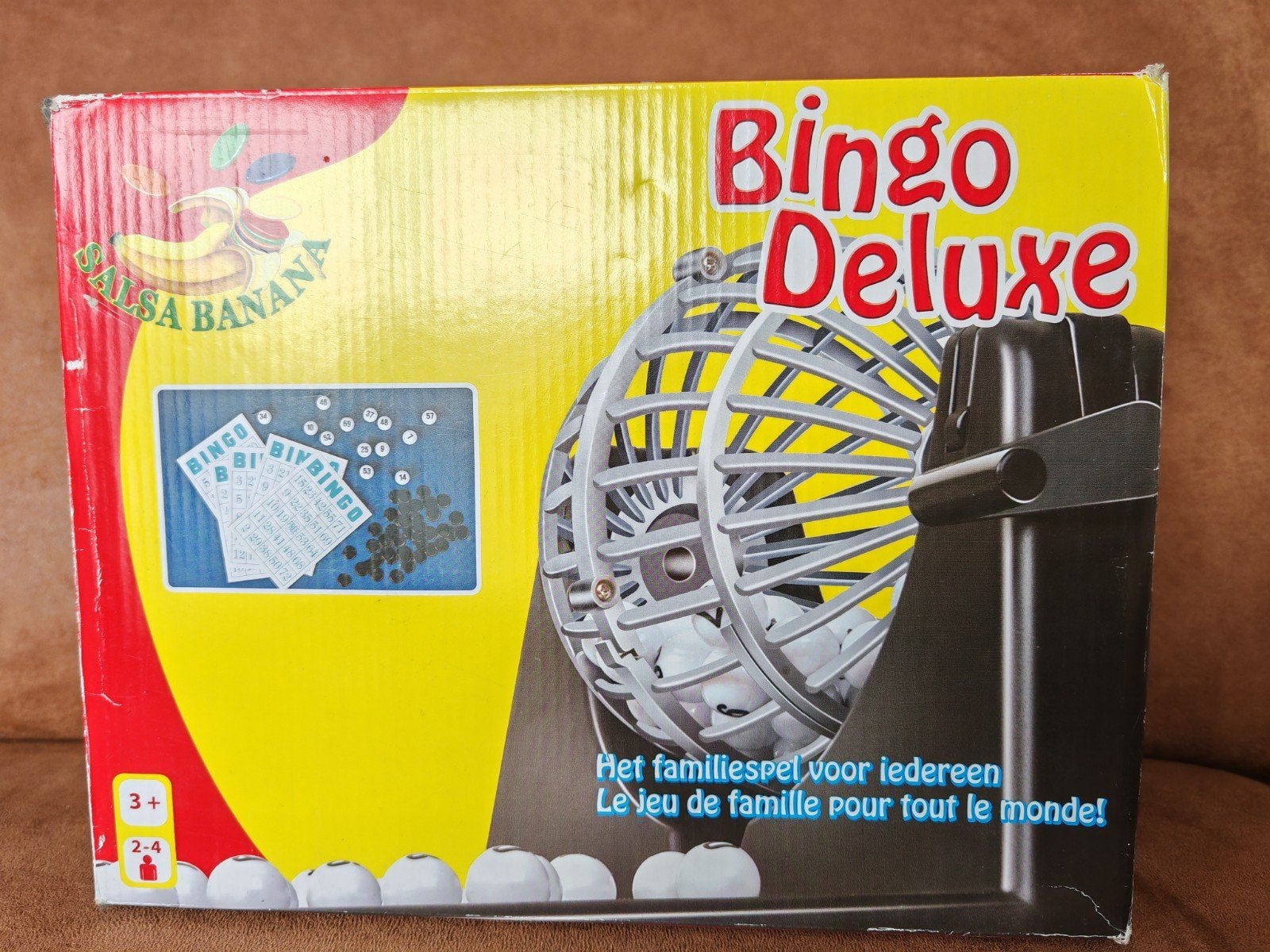 Bingo Deluxe - Het familiespel voor iedereen, Een of twee spelers, Ophalen of Verzenden, Gebruikt, Salsa Banana