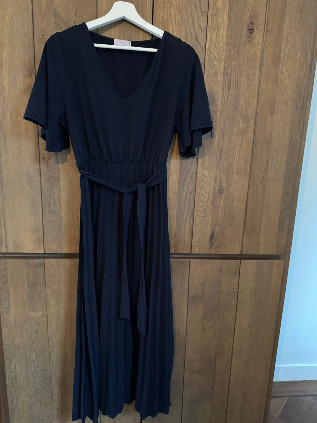 Cassis donkerblauwe jurk mt 42, Kleding | Dames, Jurken, Blauw, Maat 42/44 (L), Ophalen of Verzenden, Zo goed als nieuw