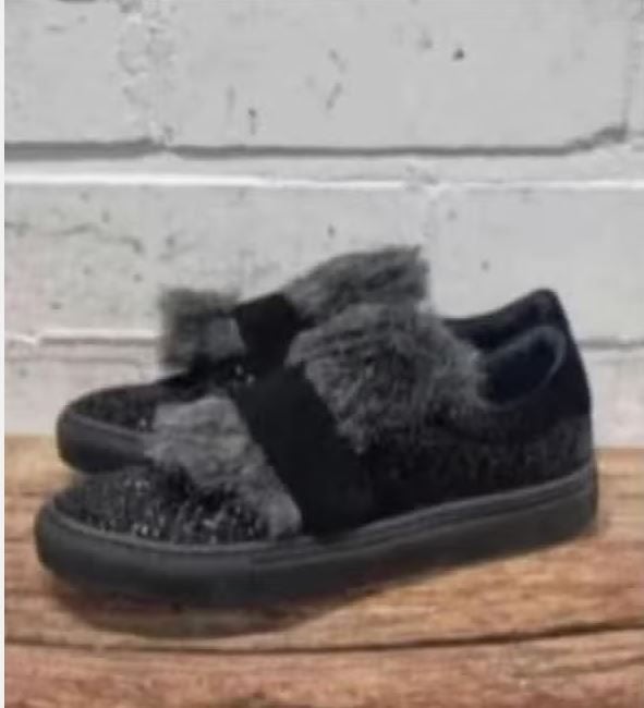 Exit - Mooie faux fur sneakers maat 40 - Nieuw €110, Kleding | Dames, Exit, Zwart, Nieuw, Ophalen of Verzenden