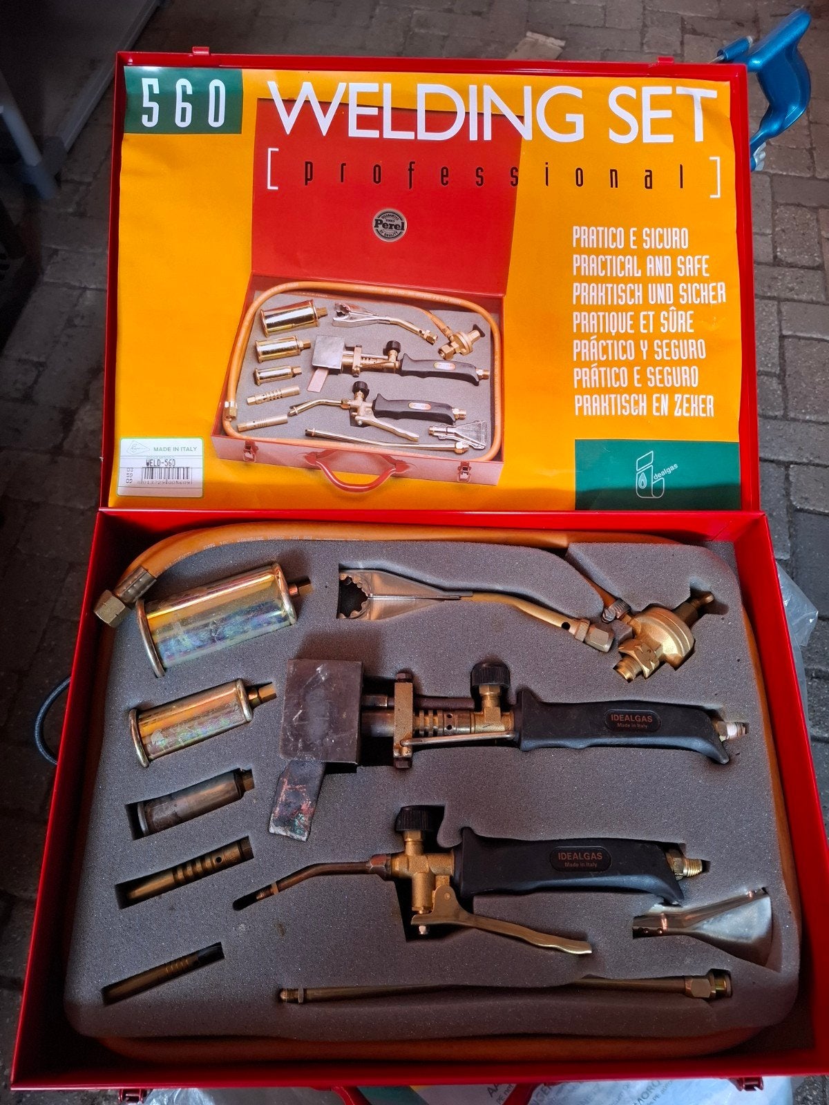 Professionele IdealGas Las- en Soldeerset (Loodgieter), Ophalen of Verzenden, Zo goed als nieuw, Minder dan 150 ampère, Overige typen