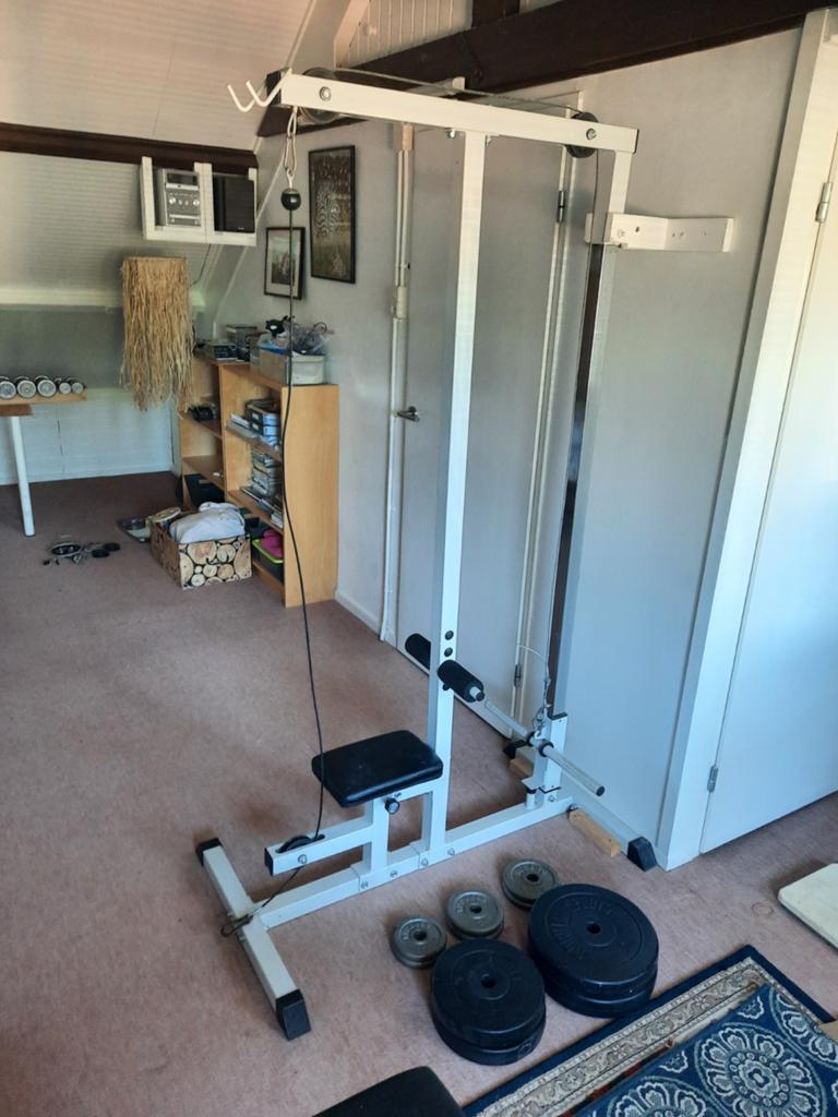 Lat pulley latpulley pully met gewichten etc. 1702 euro, Sport en Fitness, Fitnessmaterialen, Overige typen, Ophalen of Verzenden