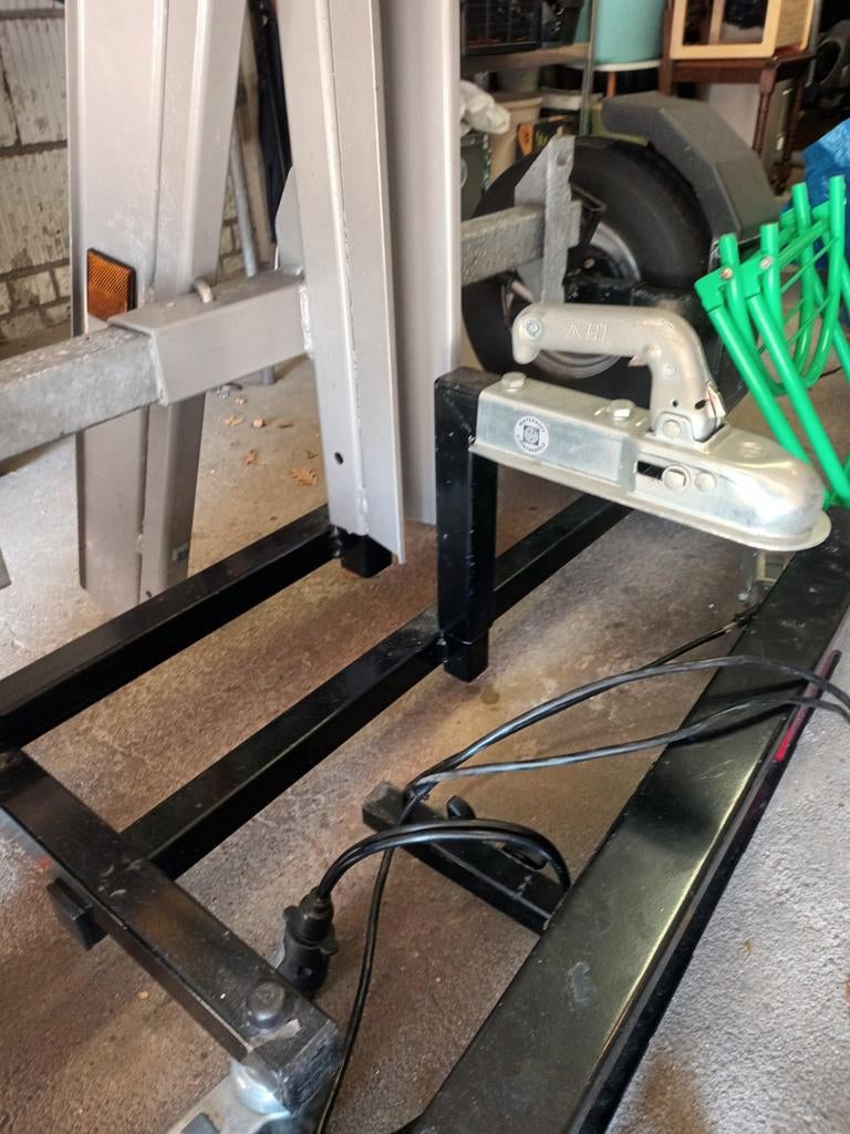 Aanhanger speciaal voor tandem, 55 cm of meer, Ophalen, Gebruikt, Minder dan 10 versnellingen