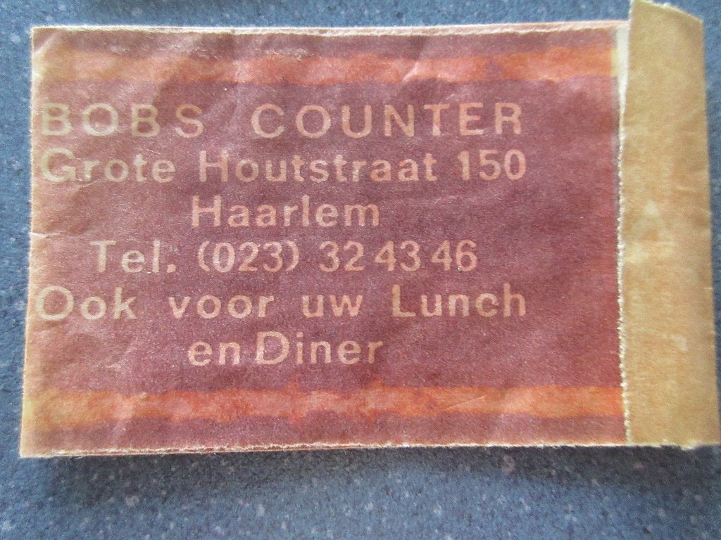 Haarlem, Bob's Counter, Verzenden, Nederland