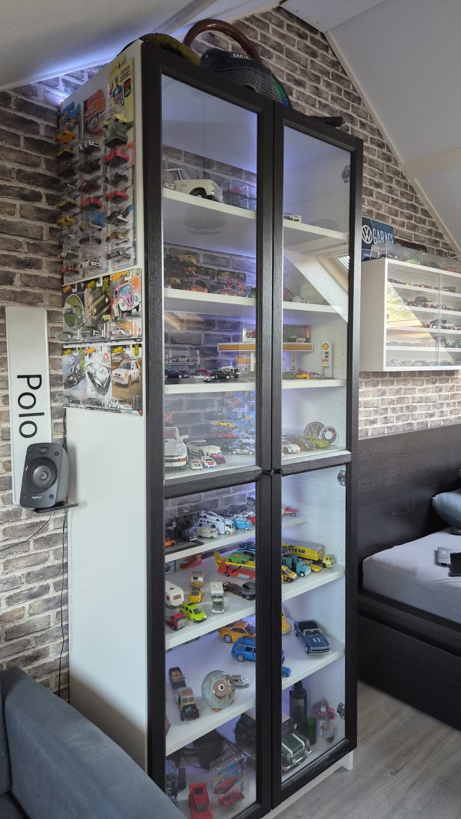 2 zwarte glazen IKEA Oxberg deuren voor billy boekenkast, Ophalen, Nieuw, Overige houtsoorten, 50 tot 100 cm